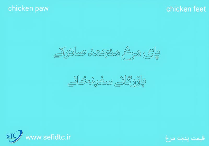 خرید و فروش پای مرغ صادراتی